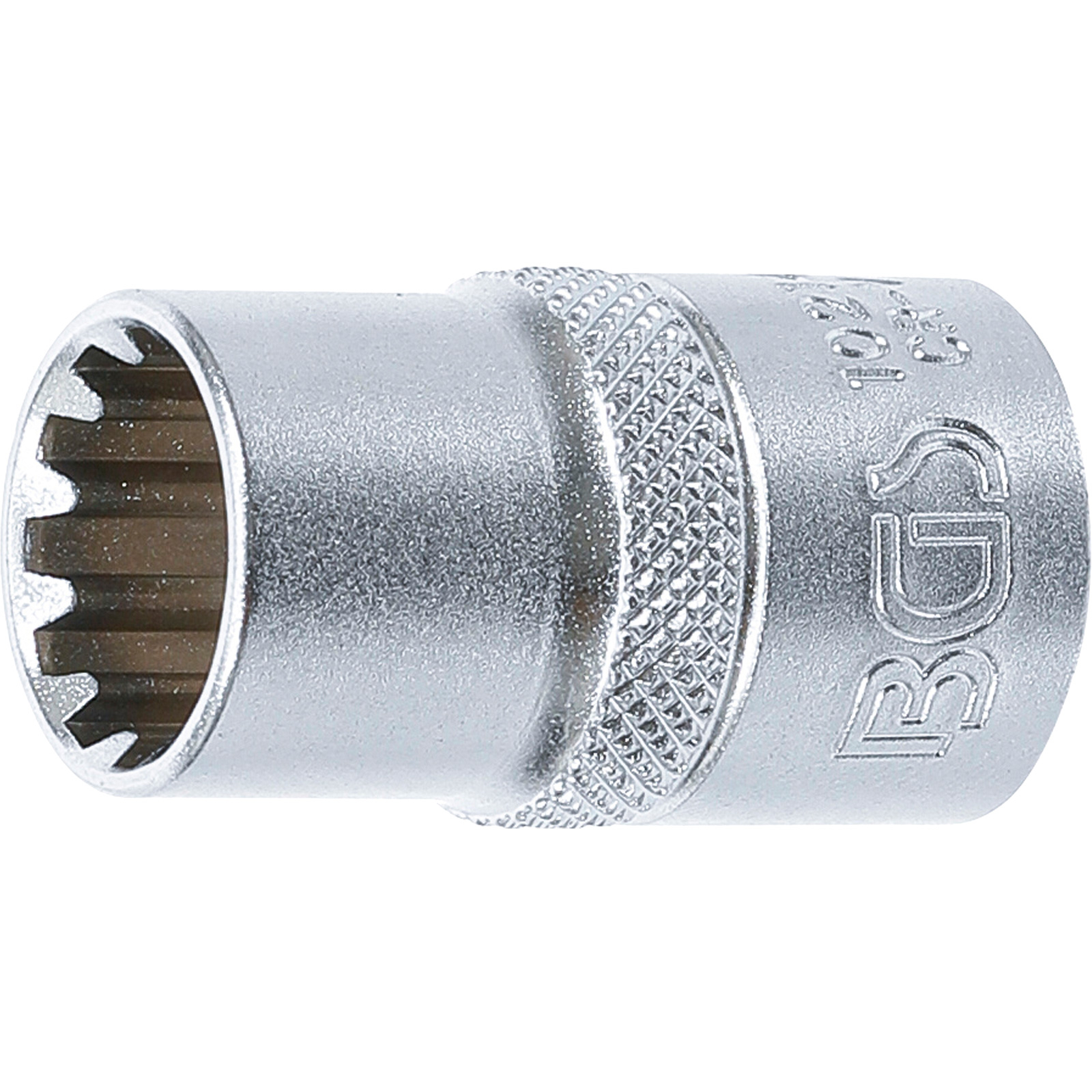 BGS Steckschlüssel-Einsatz Gear Lock Antrieb Innenvierkant 12,5 mm (1/2") SW 14 mm - 10214