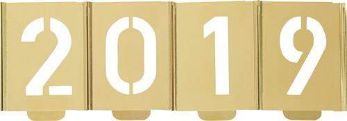 kukko Signierschablonensatz 327 Zahlen 0 - 9 - 327-150-Z