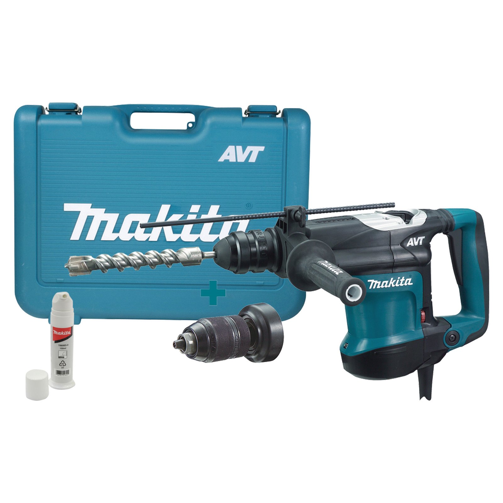 Makita HR3210FCT Kombihammer inkl. Zubehör im Transportkoffer