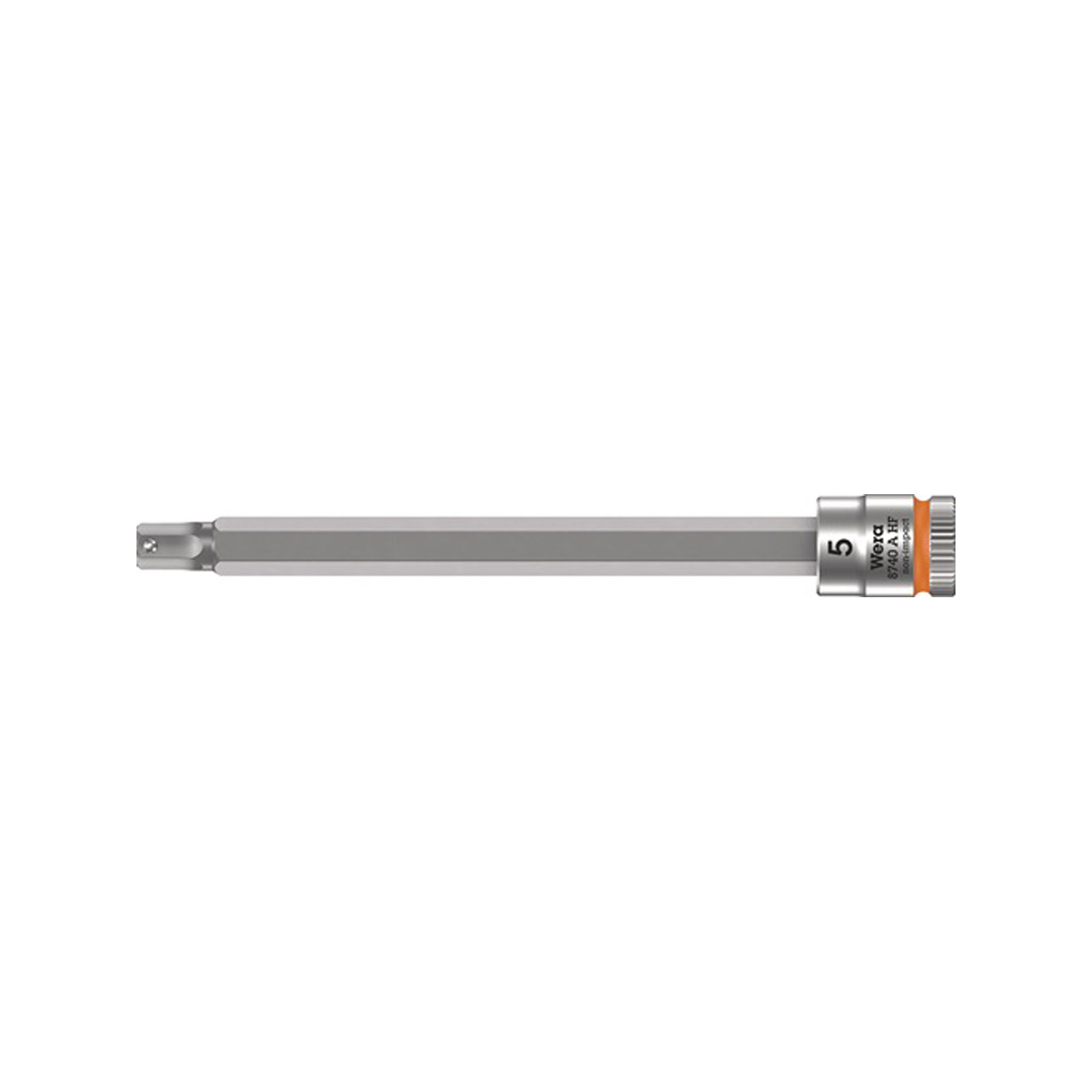 Wera Steckschlüsseleinsatz 8740 A HF 1/4" SW 5 mm Länge 100 mm - 5003336001