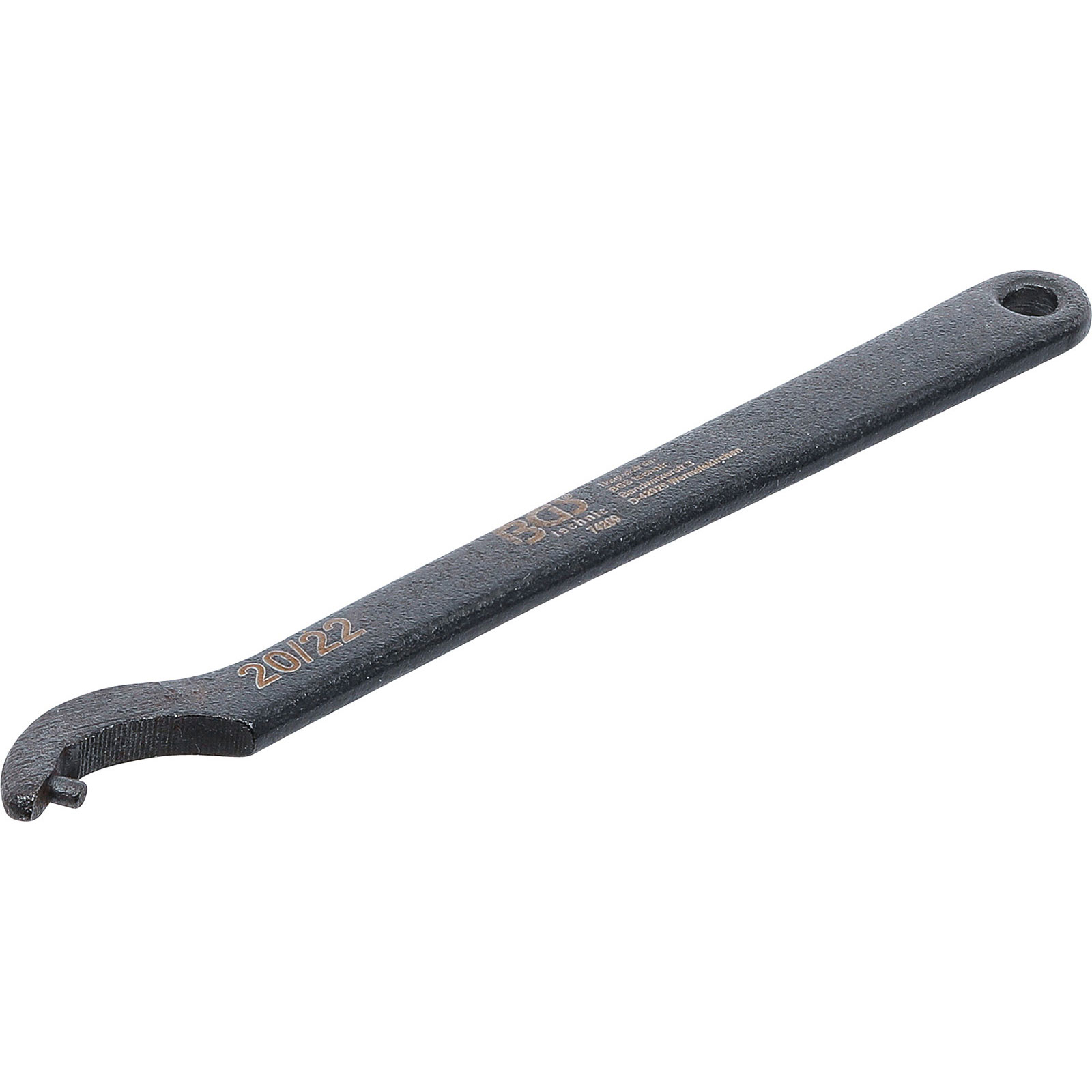 BGS Hakenschlüssel mit Zapfen 20 - 22 mm - 74209