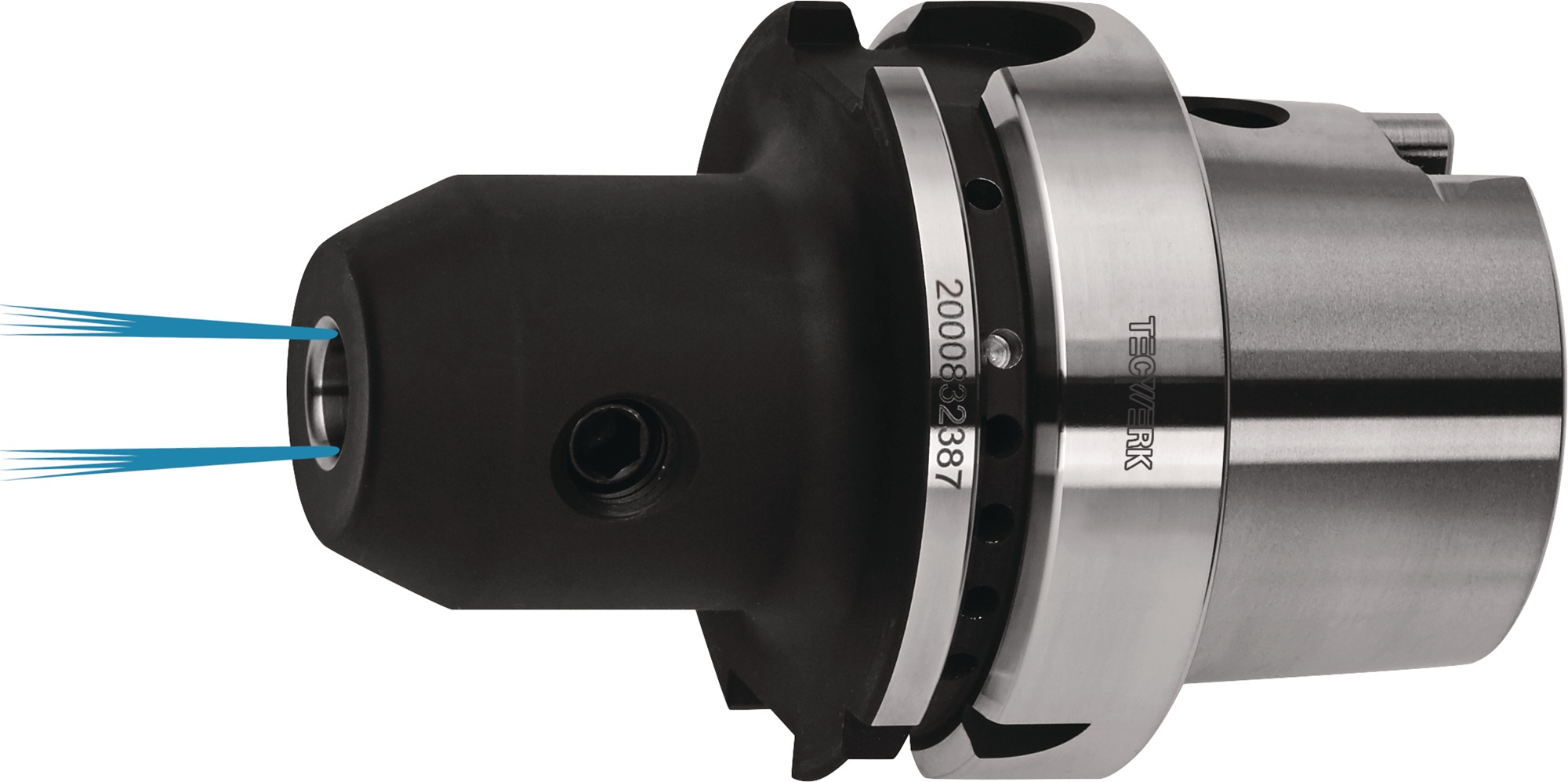 Flächenspannfutter DIN 69893A Weldon Spann-D.16mm HSK-A63 A.-L.80mm m.IK TECWERK