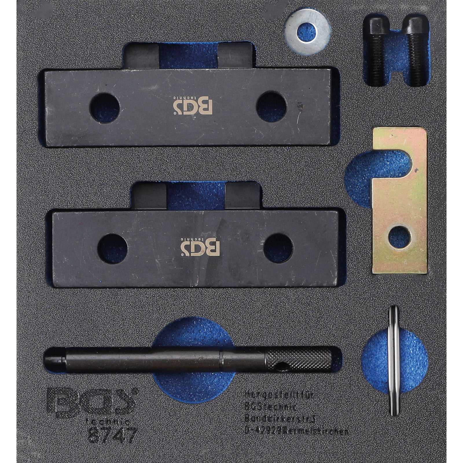 BGS Werkstattwageneinlage 1/6: Motor-Einstellwerkzeug-Satz für BMW M42 / M50 - 8747