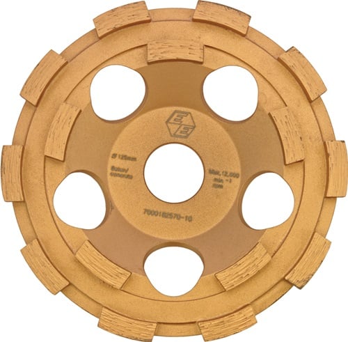 EIBENSTOCK Diamantschleiftopf Premium 125mm f.Beton 22,23mm - 37102000