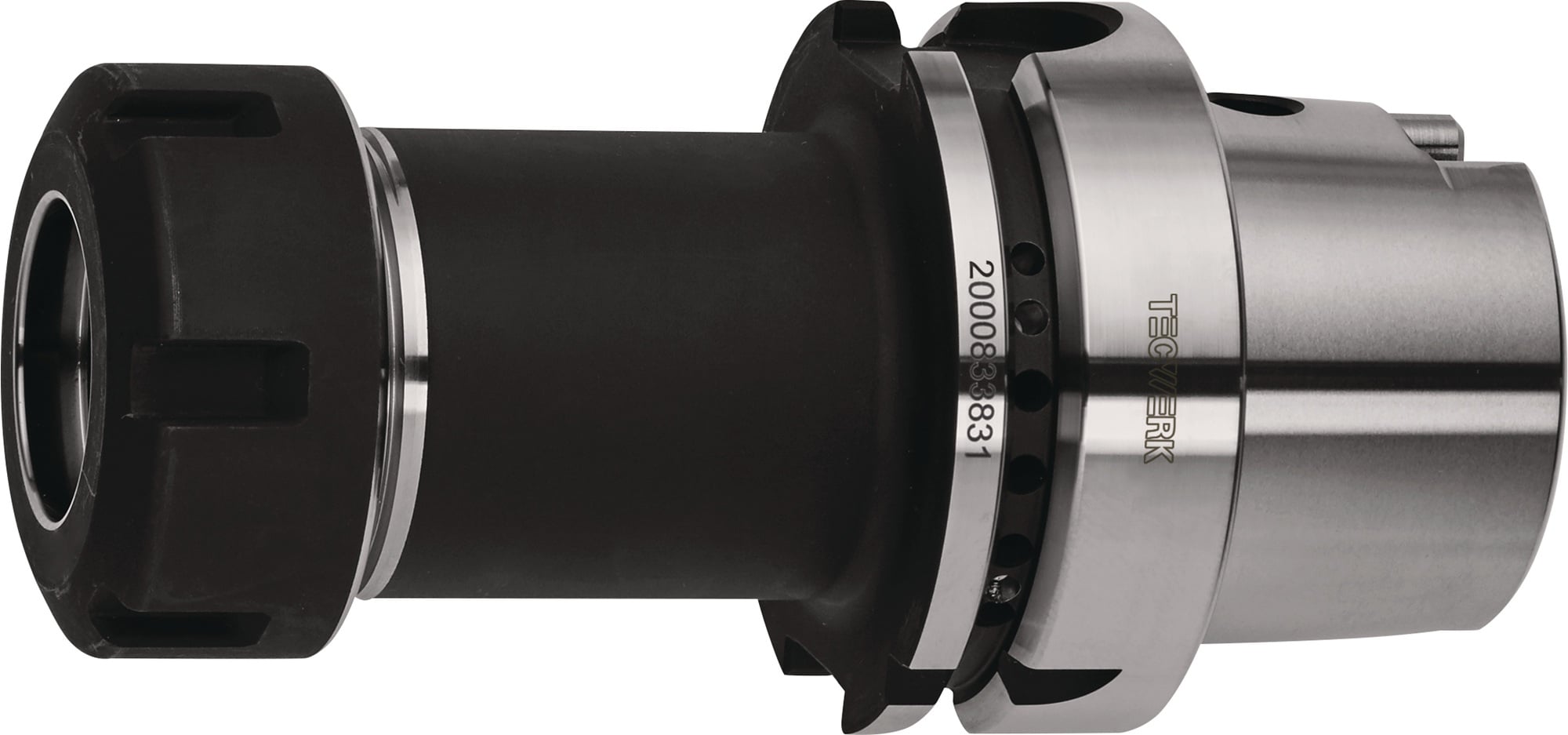 Spannzangenfutter ER DIN 69893A Spann-D.1-10mm HSK-A63 A.-L.100mm TECWERK