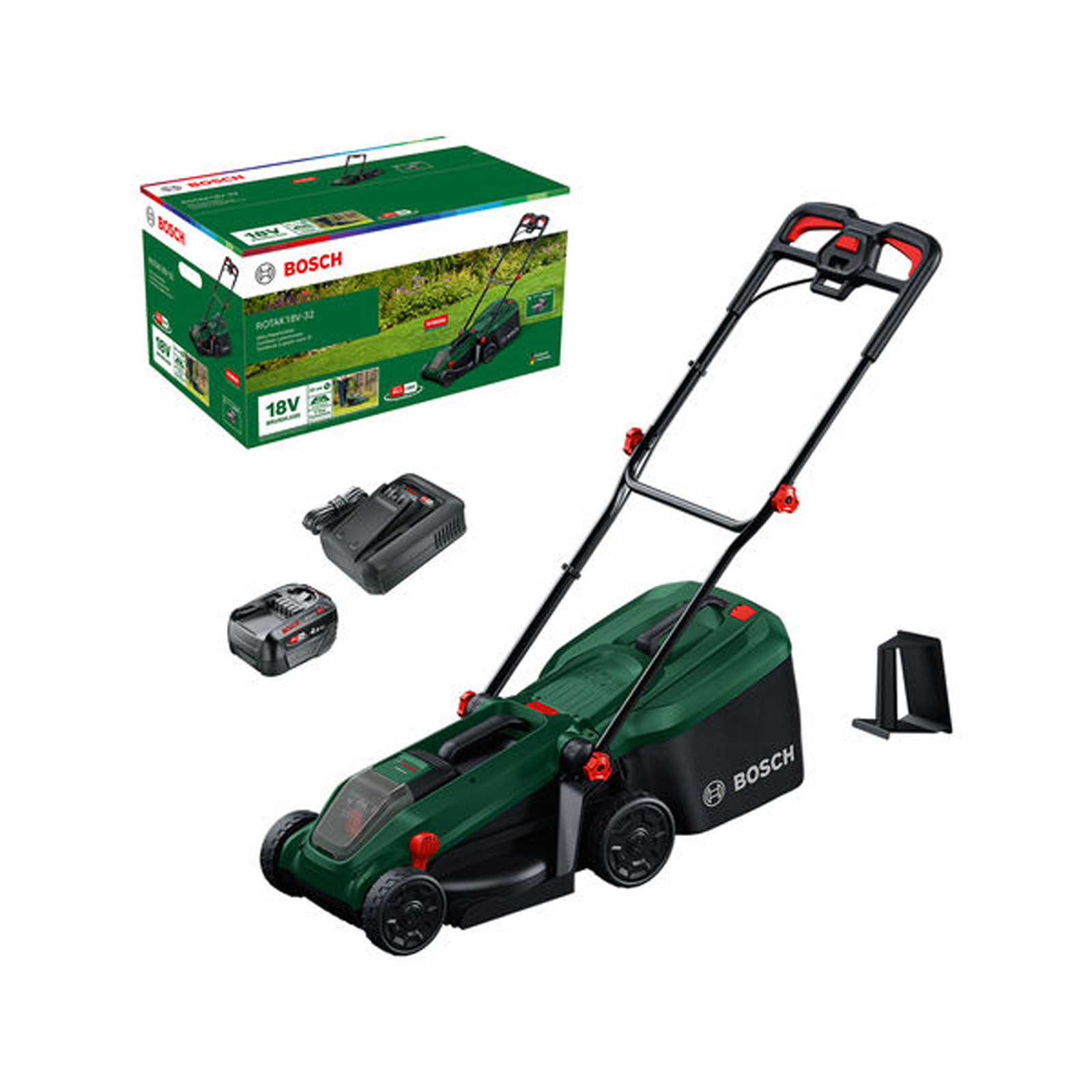 Bosch Akku-Rasenmäher ROTAK18V-32 1 x Akku PBA 18V 4.0Ah - 06008B9P00