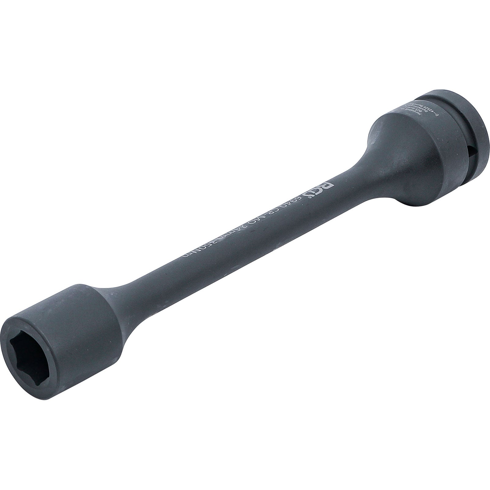 BGS Torsions-Kraft-Steckschlüssel-Einsatz Sechskant Antrieb Innenvierkant 25 mm (1") SW 24 mm 350 Nm - 6940