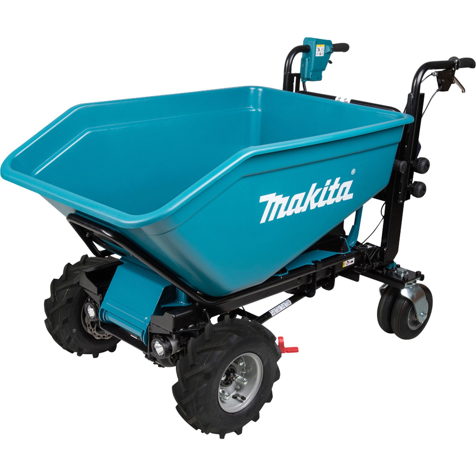 Makita Akku-Schubkarre 2x18V mit elektrischer Kippfunktion Solo - DCU602Z