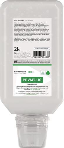Handreinigung PEVAPLUS 2l silikonfrei,pH-neutral Softflasche PAUL VOORMANN