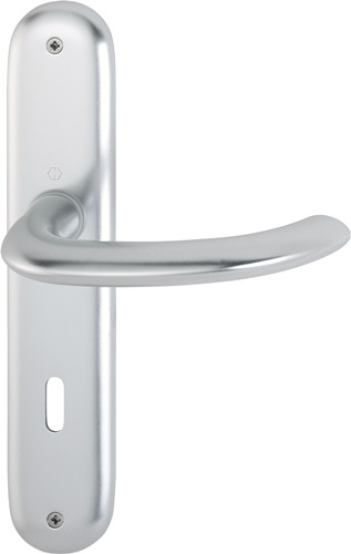 HOPPE Langschildgarnitur Mar.1138/273P Alu.F1 OB 72mm DIN L/R - 2784718