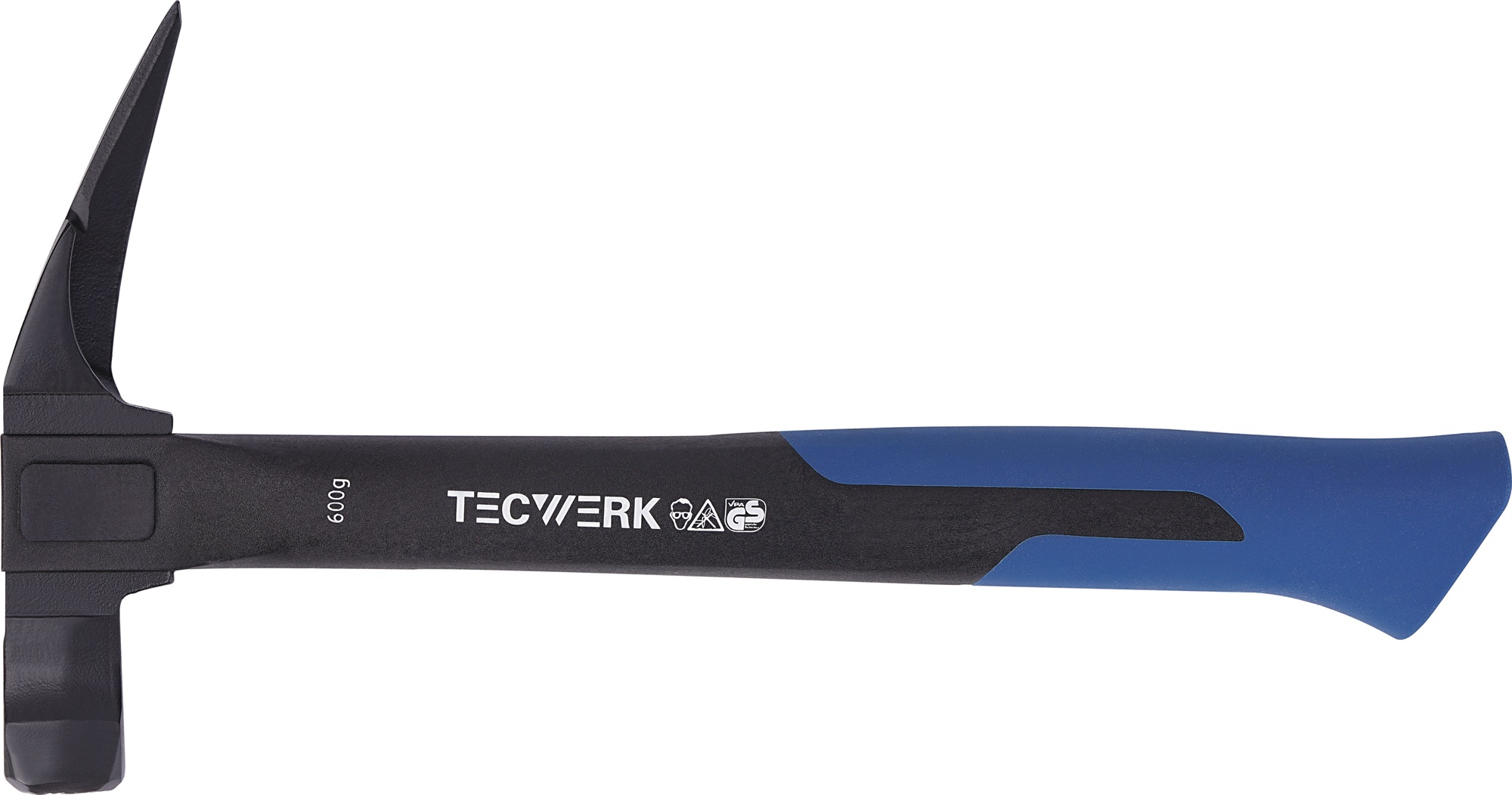 Latthammer Kopf-G.600g m.Magnet geraut schwarz lack.TECWERK