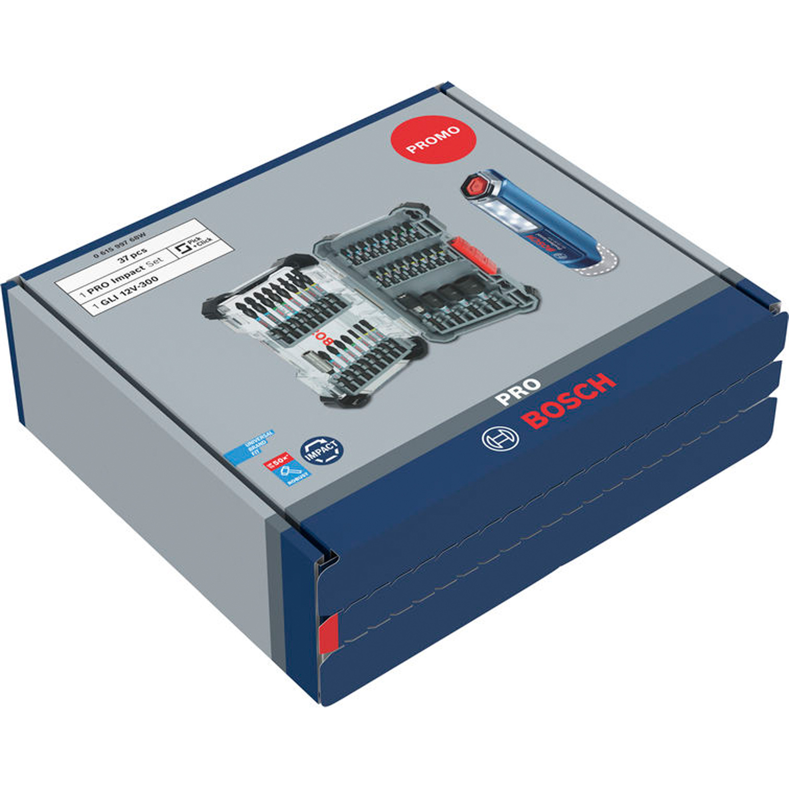 Bosch PRO Impact BitSet 36-tlg. GLI 12V-300 - 061599768W