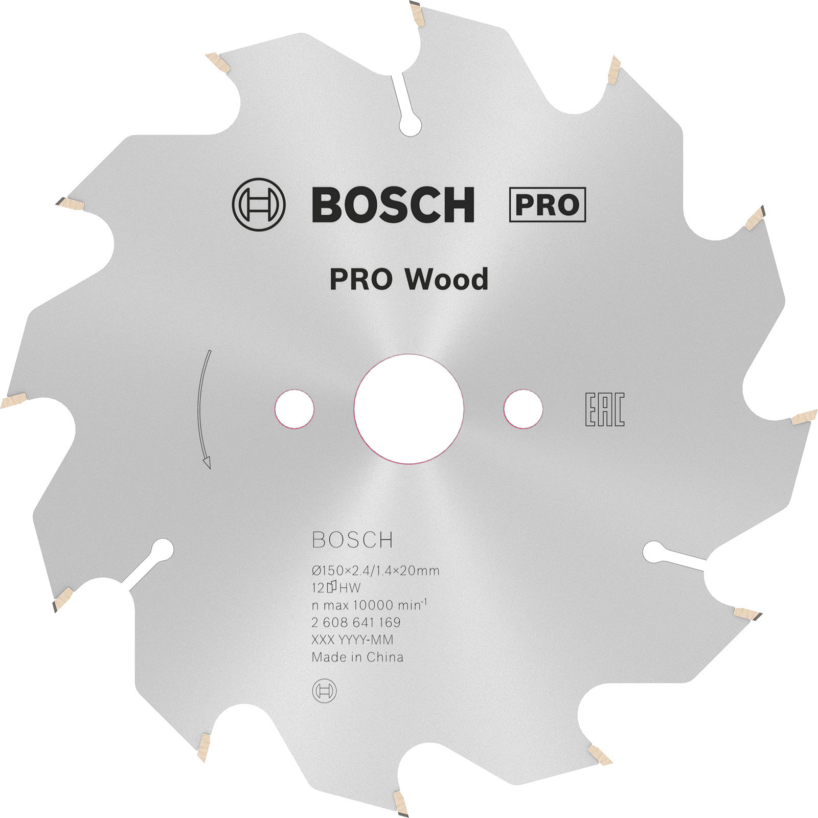 Bosch PRO Wood Kreissägeblatt 150 x 2,4 x 20 mm - 2608641169