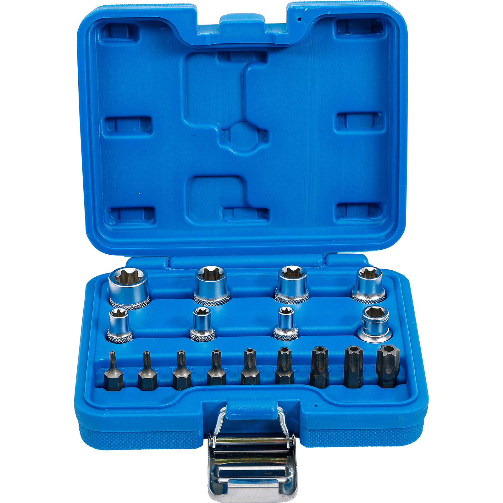 BGS Bit- und Steckschlüssel-Satz E-Profil / T-Profil (für Torx) 17tlg. - 5023