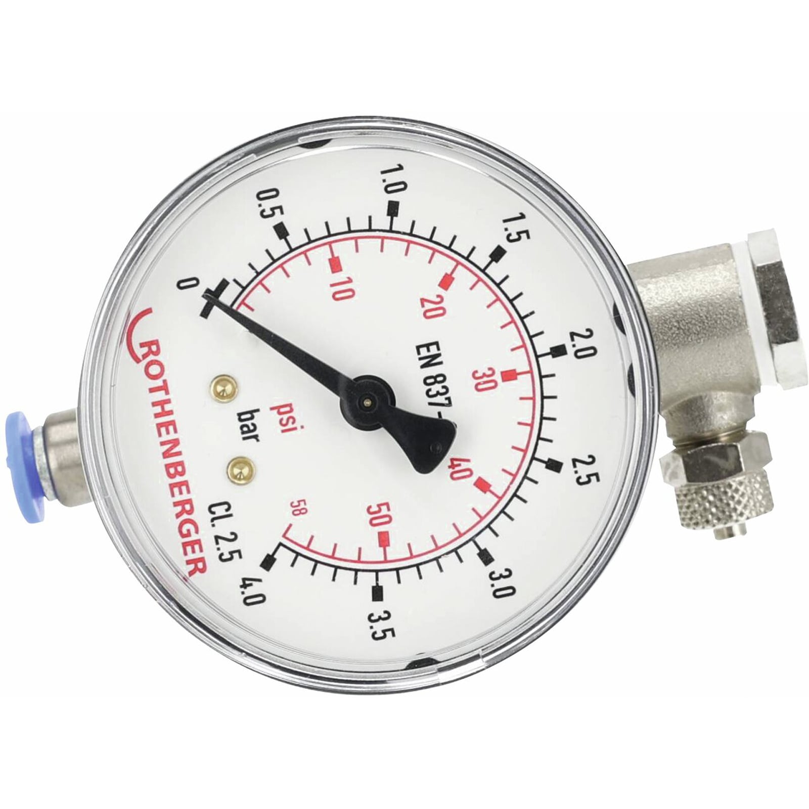 ROTHENBERGER ERSATZMANOMETER R1/4" FUERUNIVERSAL GASLEITUNGSPRUEF- - 61012