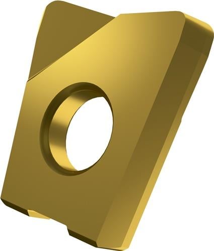 Fräswendeschneidplatte ISO LC 1210-KPF:M8330 D.5mm PVD beschichtet Farbe Gold