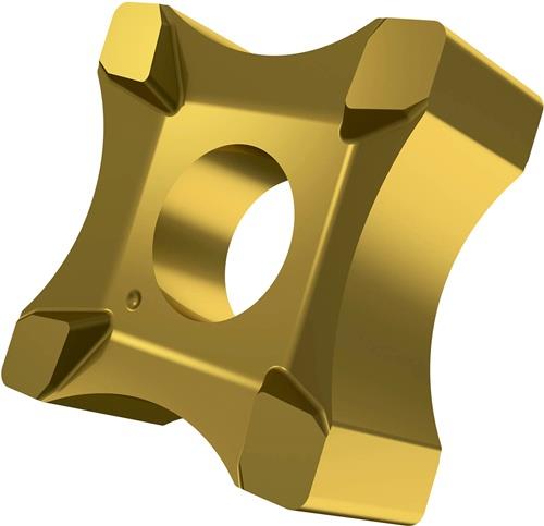 Scarfing-Schneideinsatz ISO SNMX 19-R12:6640 Radius 12mm MT-CVD beschicht. Gold