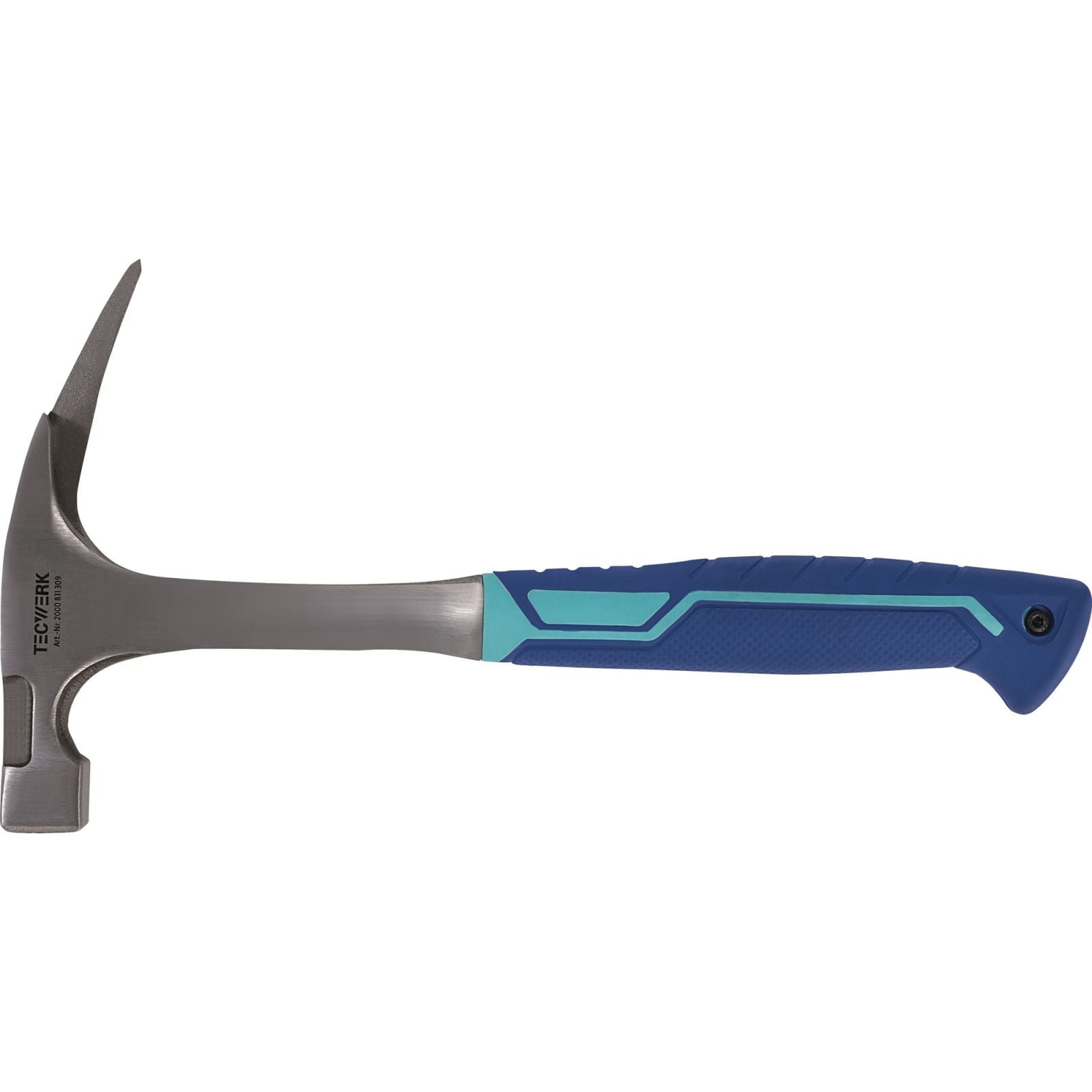 Ganzstahllatthammer Kopf-G.600g m.Magnet geraut fein pol.TECWERK