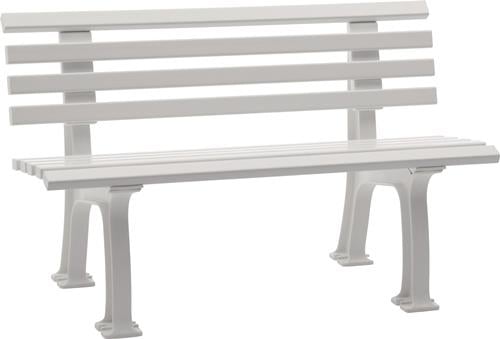 Bank Sylt L1500xB540xH740mm 3-Sitzer Ku.weiß BLOME