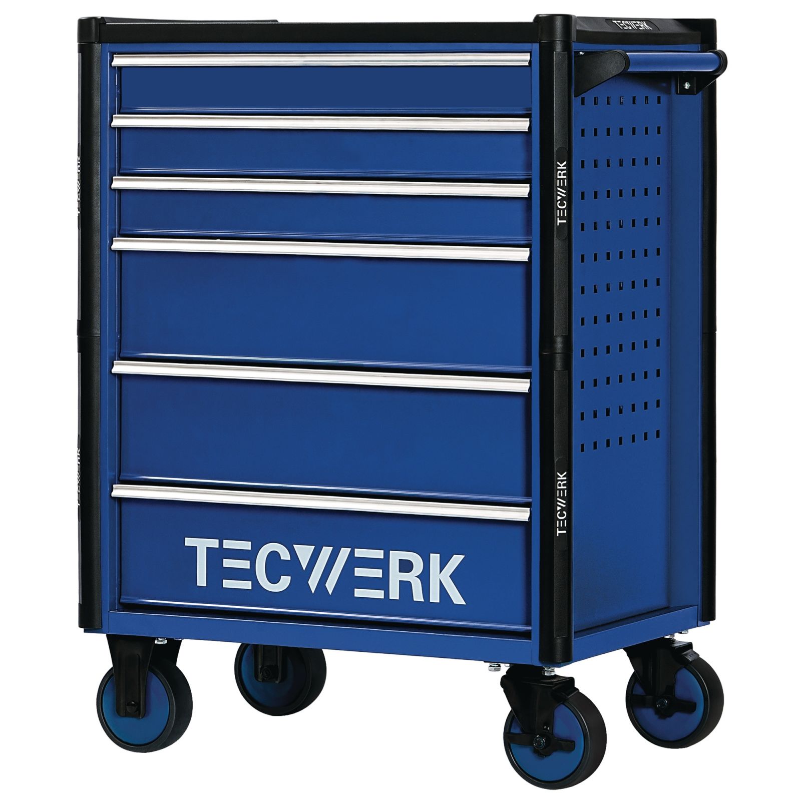 Werkzeugwagen TREND 2.0 B745xT475xH950mm 300kg 6Schubl.unbest.Stahlbl.TECWERK