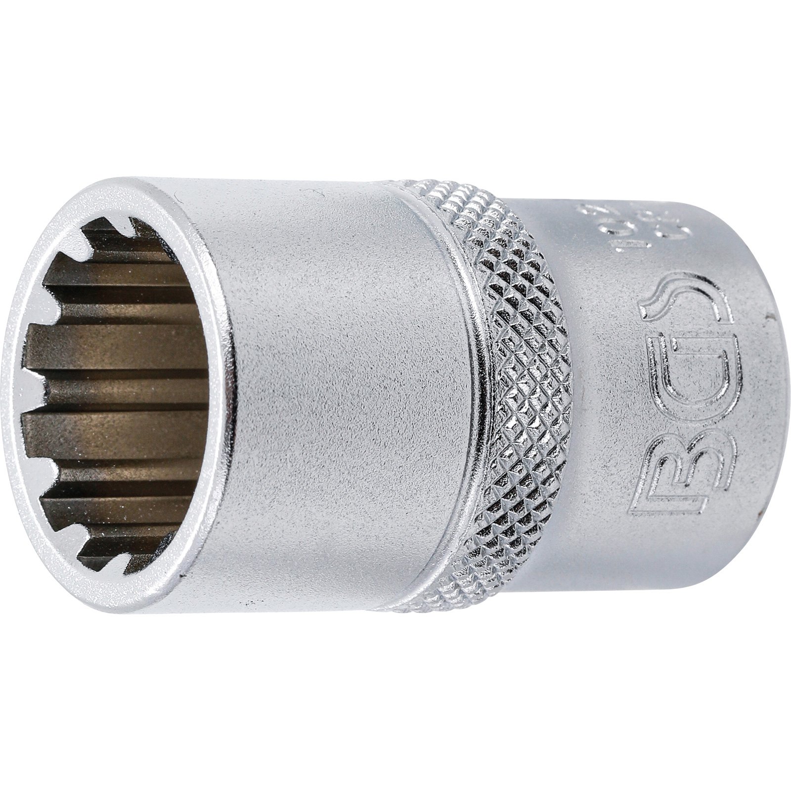 BGS Steckschlüssel-Einsatz Gear Lock Antrieb Innenvierkant 12,5 mm (1/2") SW 16 mm - 10216