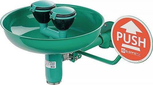 B-SAFETY Augendusche ClassicLine m.Auffangbecken Wm.Anschl.3/4 IG Zoll - BR 300 085