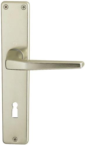 HOPPE Türdrückerpaar Frankfurt 117L Alu.F2 o.Rosetten VK 8mm - 507603