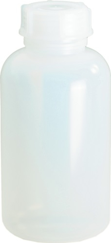 HÜNERSDORFF Weithalsflasche H 247 mm Ø 120 mm PE (LDPE) natur Einfüllöffnung-Ø 50 mm Inh. 2.000 ml - 421000