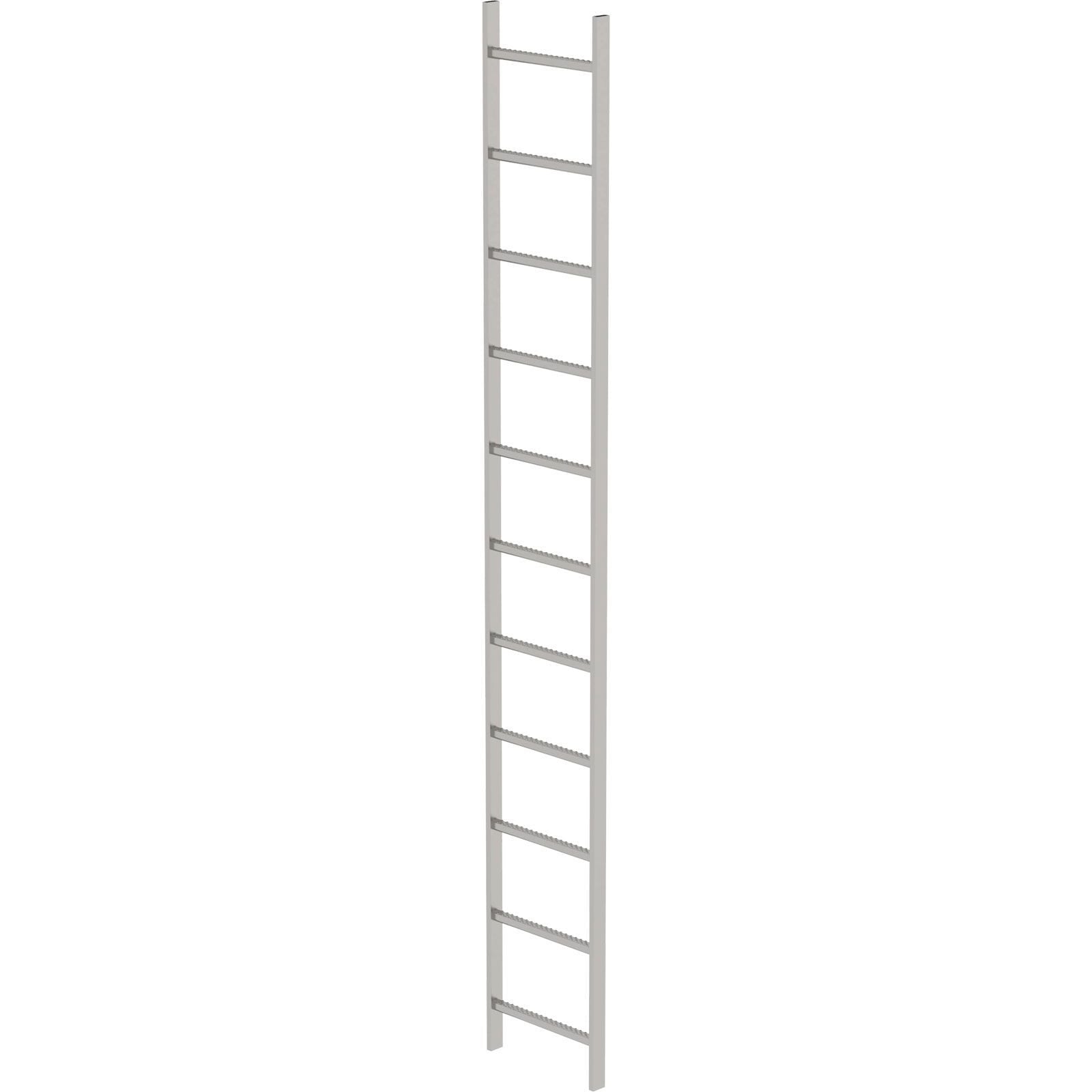 Günzburger Steigtechnik Schachtleiter Edelstahl V4A 400 mm lichte Weite 11 Sprossen - 063011