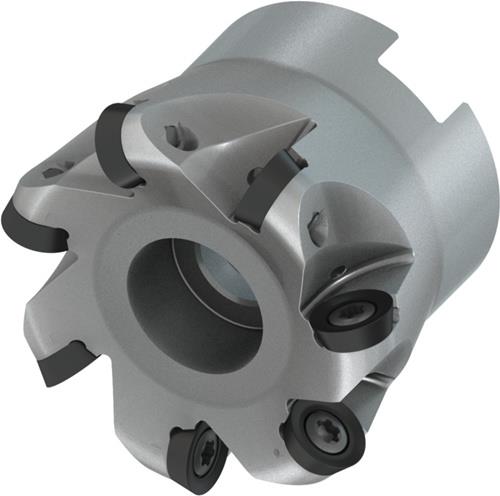 Kopier-Planfräser ISO 52A07R-SMORD10-CF D.22mm m. Wendeplatte Schneid-D.52mm