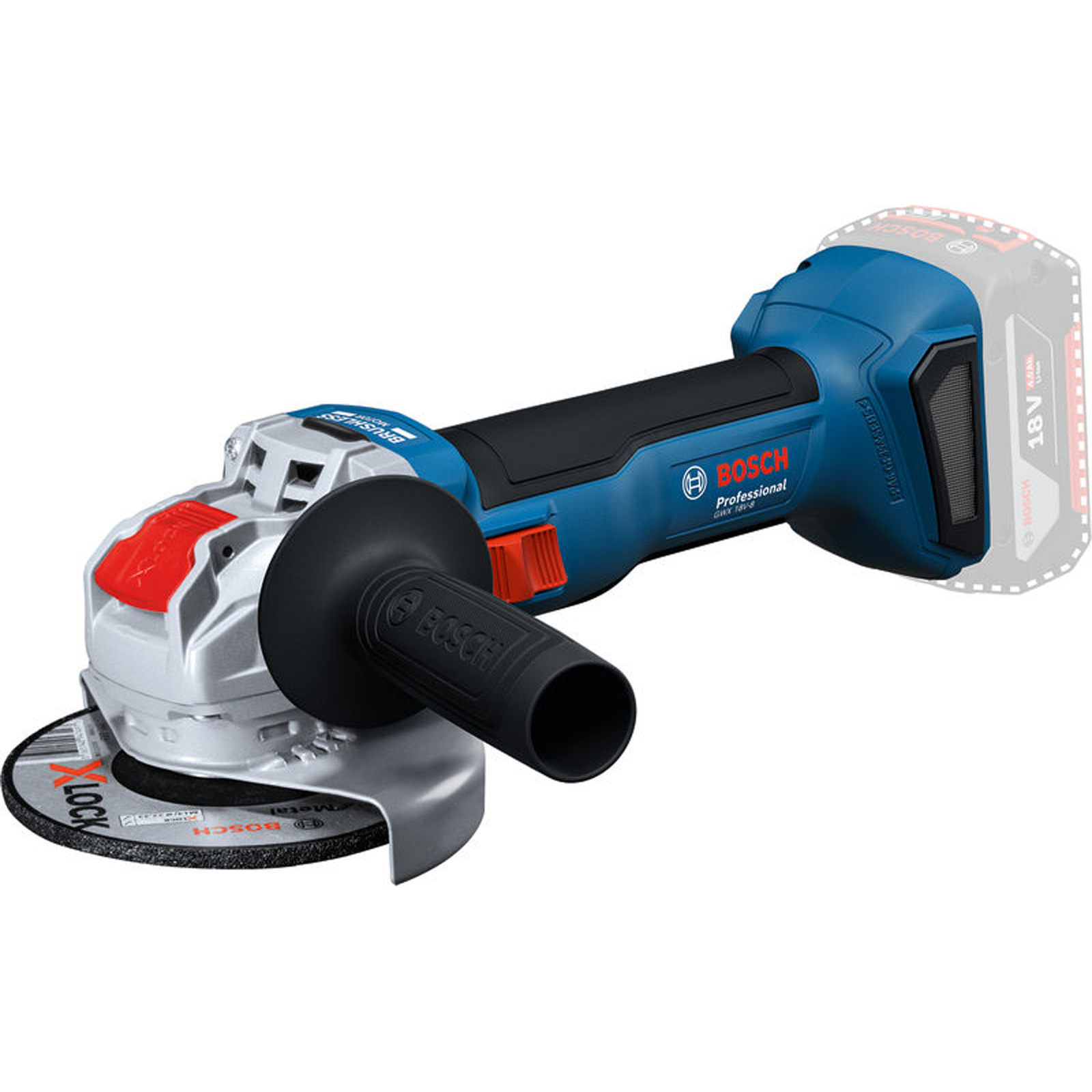 Bosch Winkelschleifer mit X-LOCK GWX 18V-8