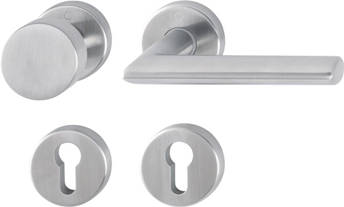 HOPPE Rosettengrt.Stock.E58/42KV/42KVS/1140Z VA F69 rd.PZ DIN L/R fl.D/K - 3042716