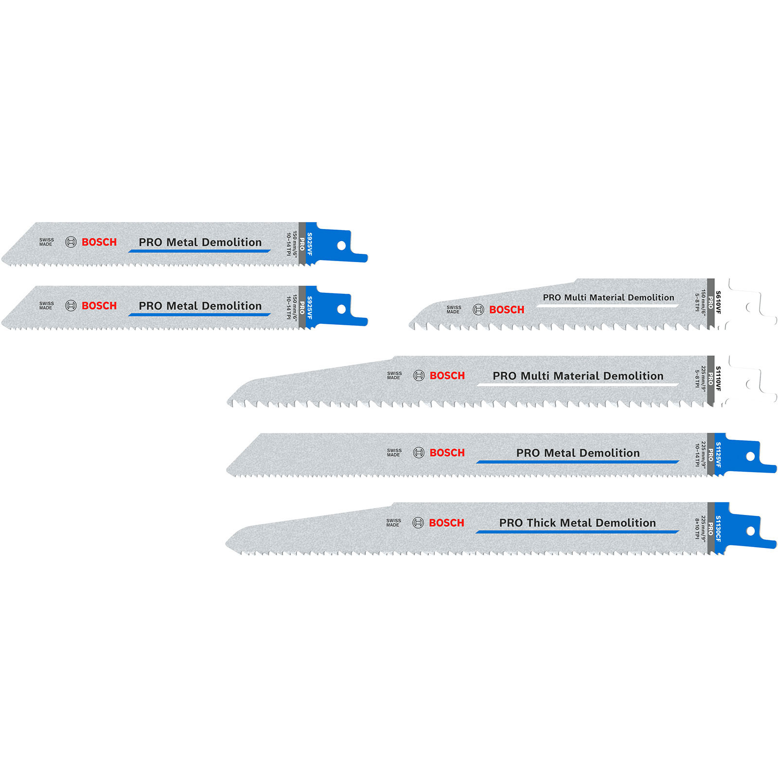Bosch PRO Demolition Blade Set 6-tlg. - 2607011820