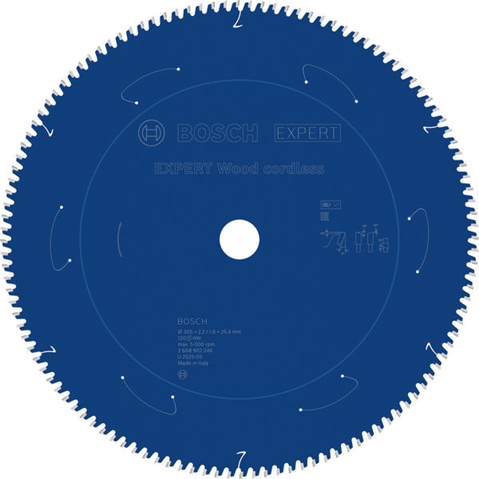 Bosch EXPERT Wood Kreissägeblatt 305x25,4 mm Z120 - 2608902246