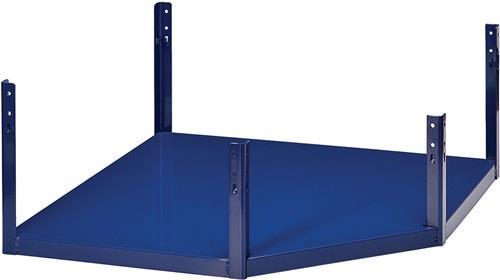 Eckbodenteil LOGS 230 H260xB540xT390mm blau RAL 5022 LOGS - LOGS 230 RAL 5022