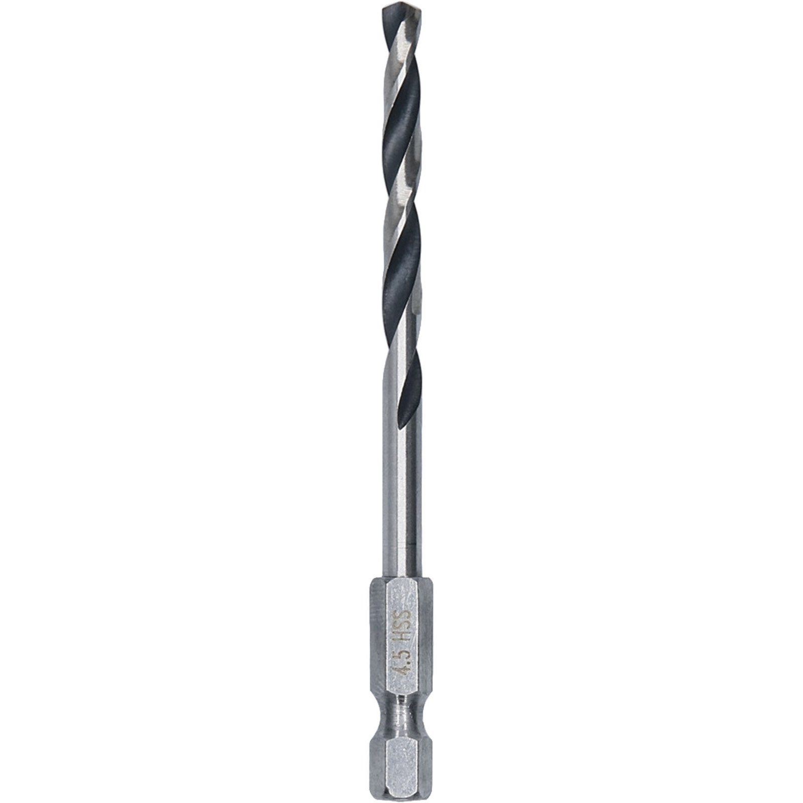 Bosch 1x HSS PointTeQ Hex Sechskantbohrer 4,5 x 47 x 87 mm - 2608577525
