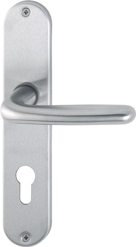 HOPPE Langschildgarnitur Cardiff E1850Z/302 VA F69 PZ 72mm DIN L/R - 2423699