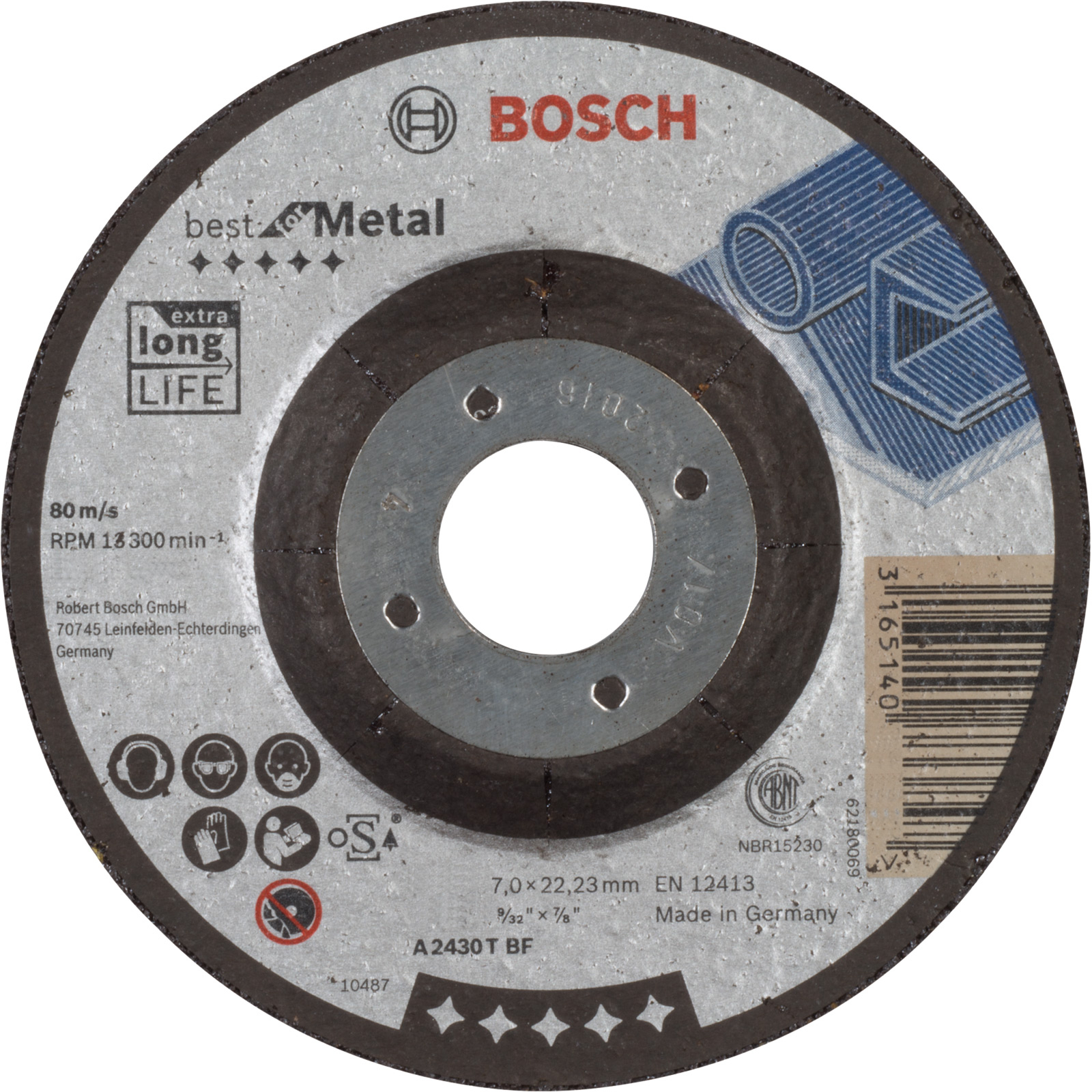 Bosch Schruppscheibe gekröpft Best for Metal A 2430 T BF