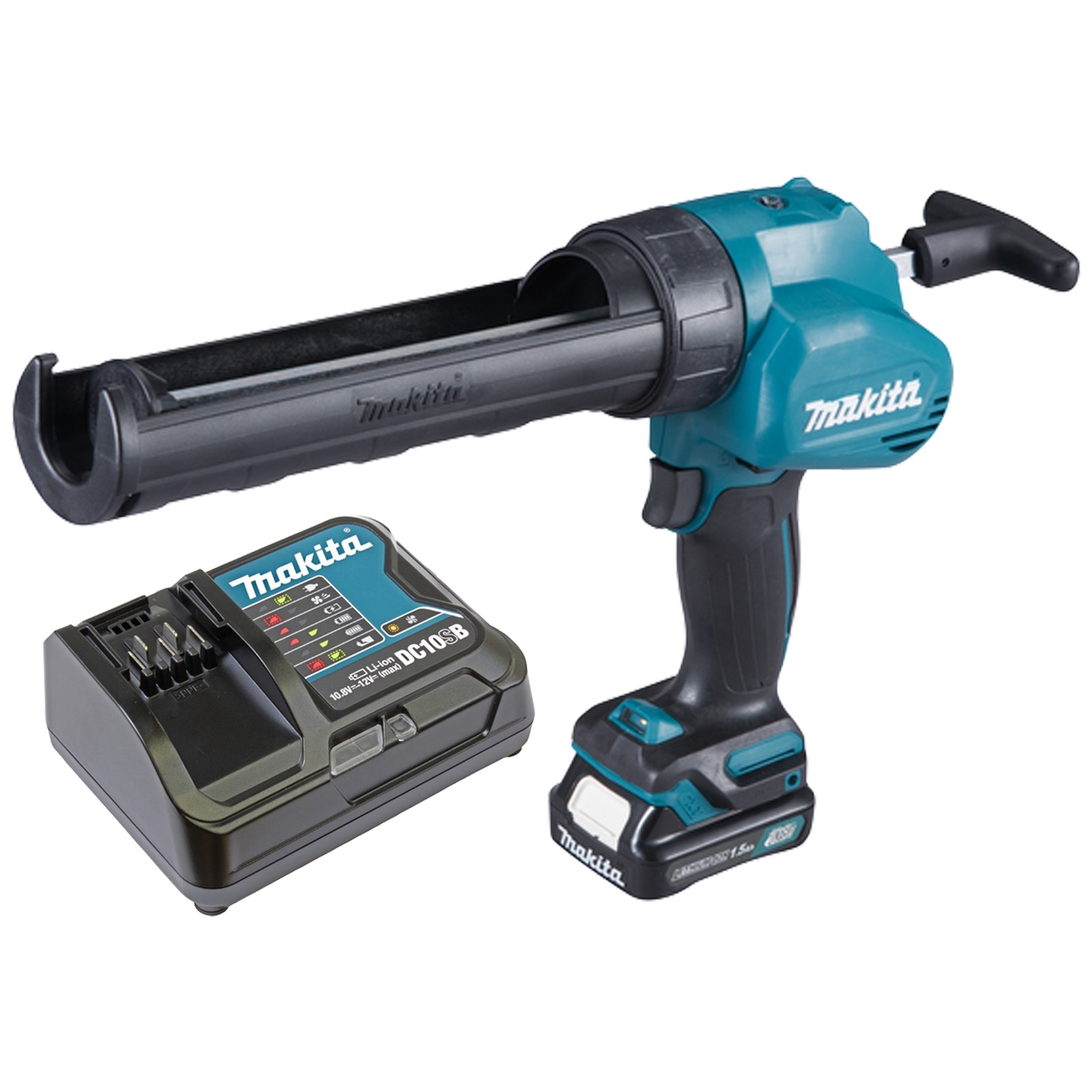 Makita CG100DSYEX Akku-Kartuschenpistole 10,8 V / 2x 1,5 Ah Akku + Ladegerät im Transportkoffer