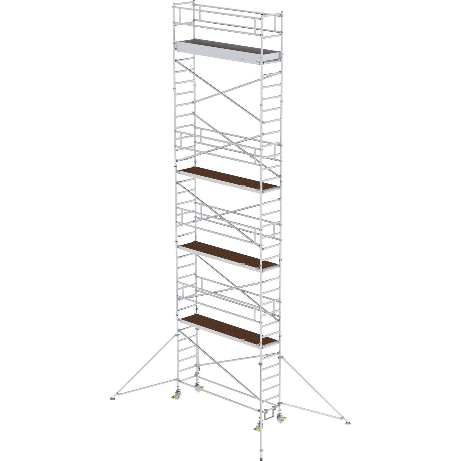 Günzburger Steigtechnik Rollgerüst 0,75 x 3 m mit Ausleger Plattformhöhe 9,35 m - 156946