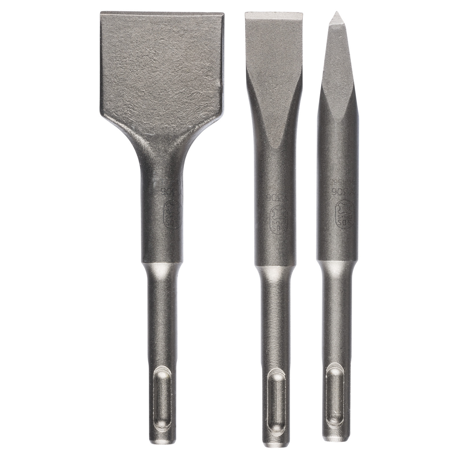 Bosch Kurzmeißel-Set SDS-plus, 3tlg., 140, 140 x 20,140 x 40 mm -2608690180