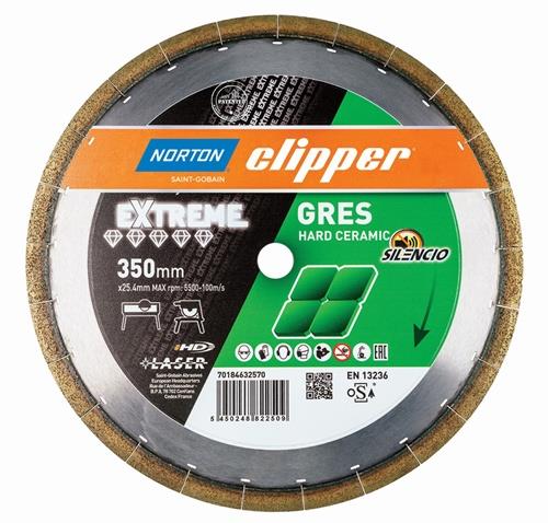 Diamanttrennscheibe Extreme Gres Silencio D.350mm Bohr.25,4mm