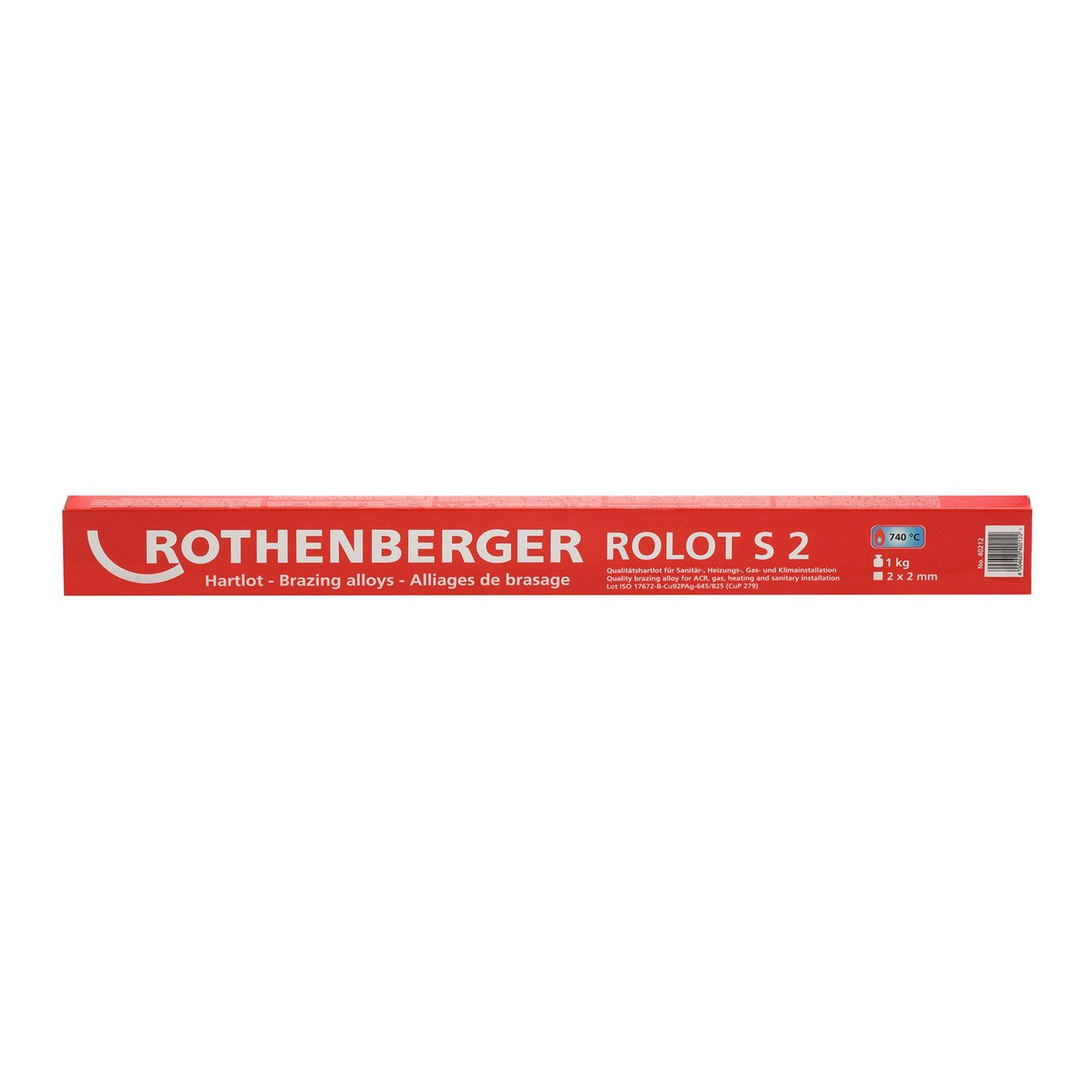 ROTHENBERGER ROLOT S2, nach ISO 17672, 2x2x500mm, 1kg - 40212