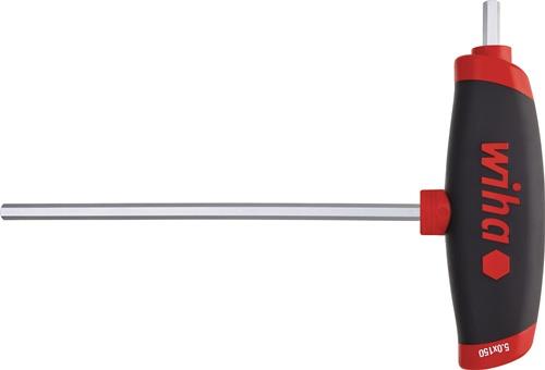 Sechskantwinkelschraubendreher SW 6mm Klingen-L.150mm 6-KT m.Seitenabtr.WIHA