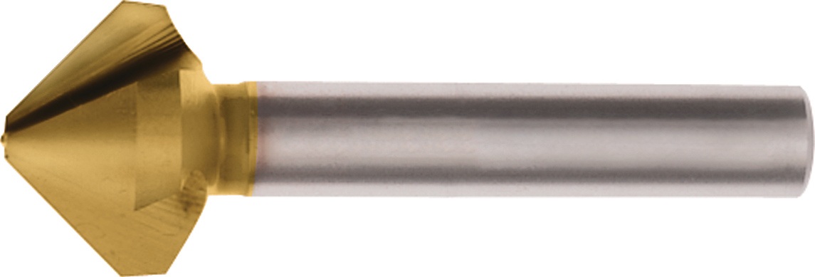 Kegelsenker DIN 335C 90Grad D.4,3mm HSS TiN Z.3 TECWERK