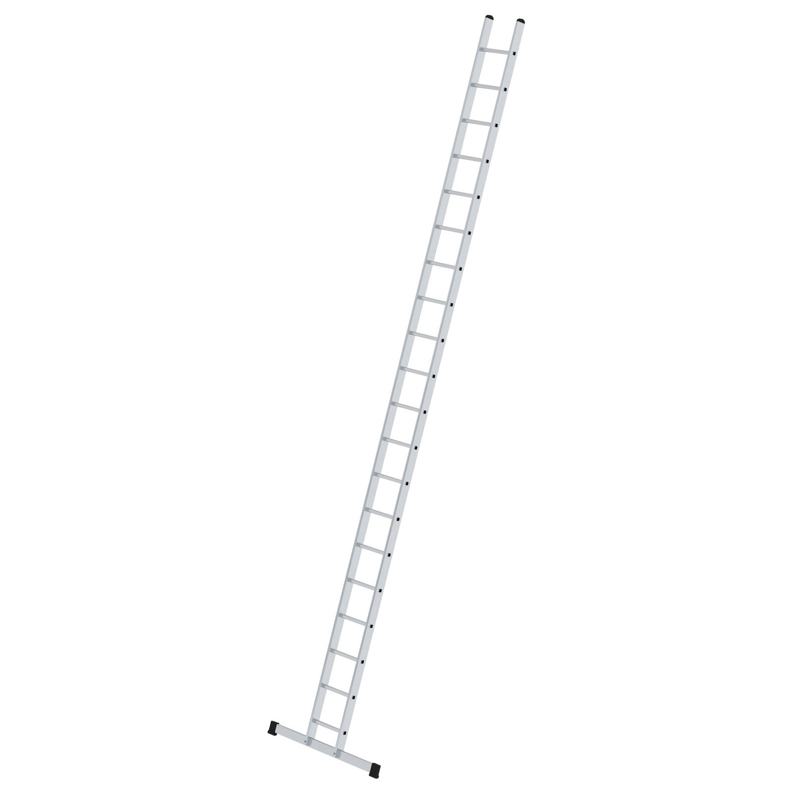 Günzburger Steigtechnik Sprossen-Anlegeleiter 0,35 m breit mit Standard-Traverse 20 Sprossen - 011420