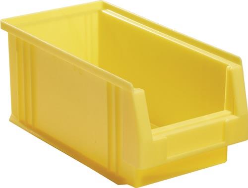 LA-KA-PE Sichtlagerkasten PLK L290 x B150 x H125 mm PP gelb - 01650 02 04