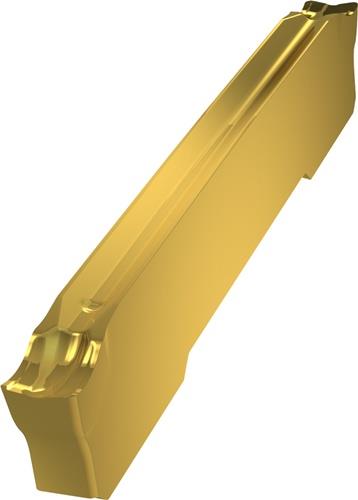 Wendeschneidplatte ISO GL2-D200M02-PM:G8330 Breite 2mm PVD beschichtet Gold