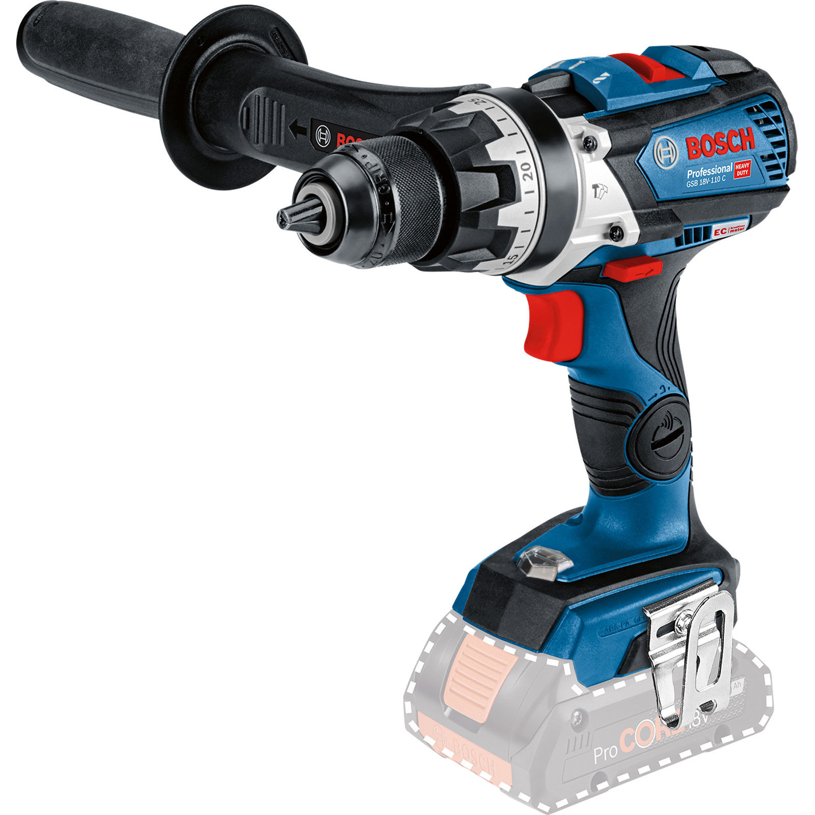 Bosch Akku-Schlagbohrschrauber GSB 18V-110 C Solo - 06019G0309