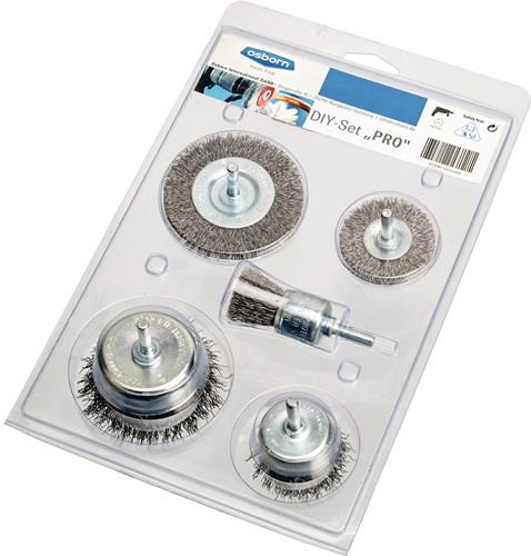 osborn Bürstensortiment Aufnahme 6 mm Drahtstärke 0,3 mm - 1418600005